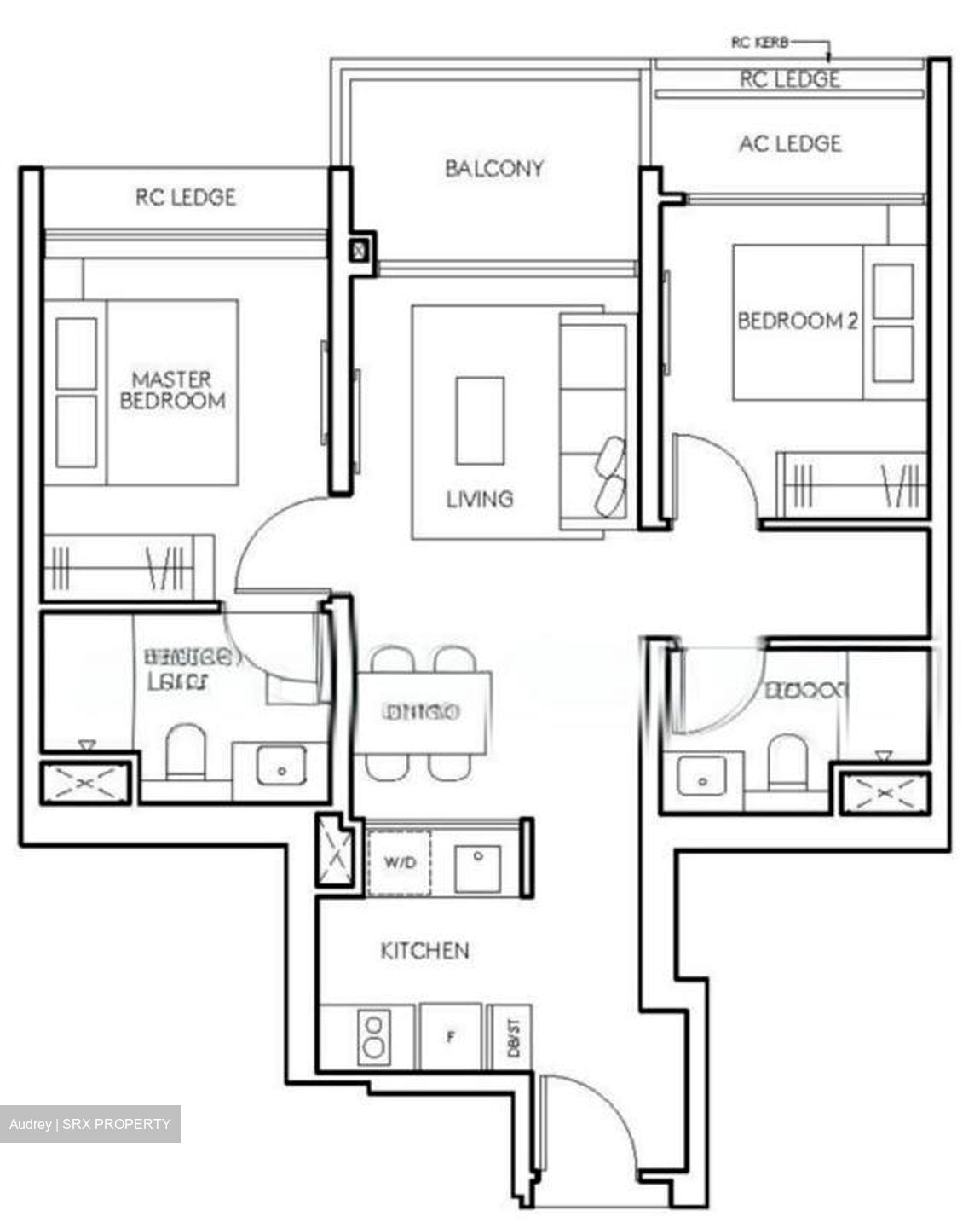 Amo Residence (D20), Apartment #517527071